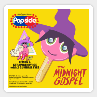 The Midnight Gospel Clancy Pop Sticker